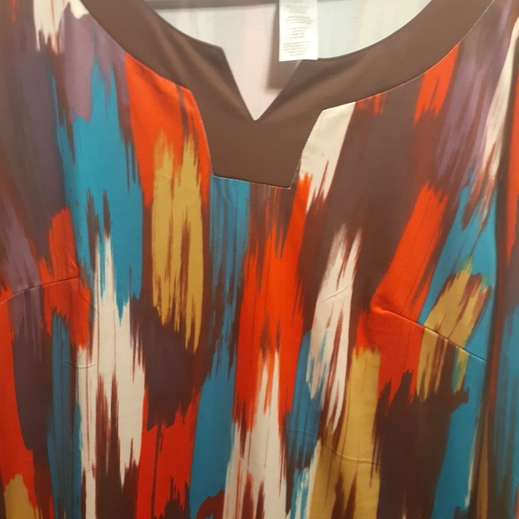 Colourful Abstract Pattern Dress - Picture 4 of 7